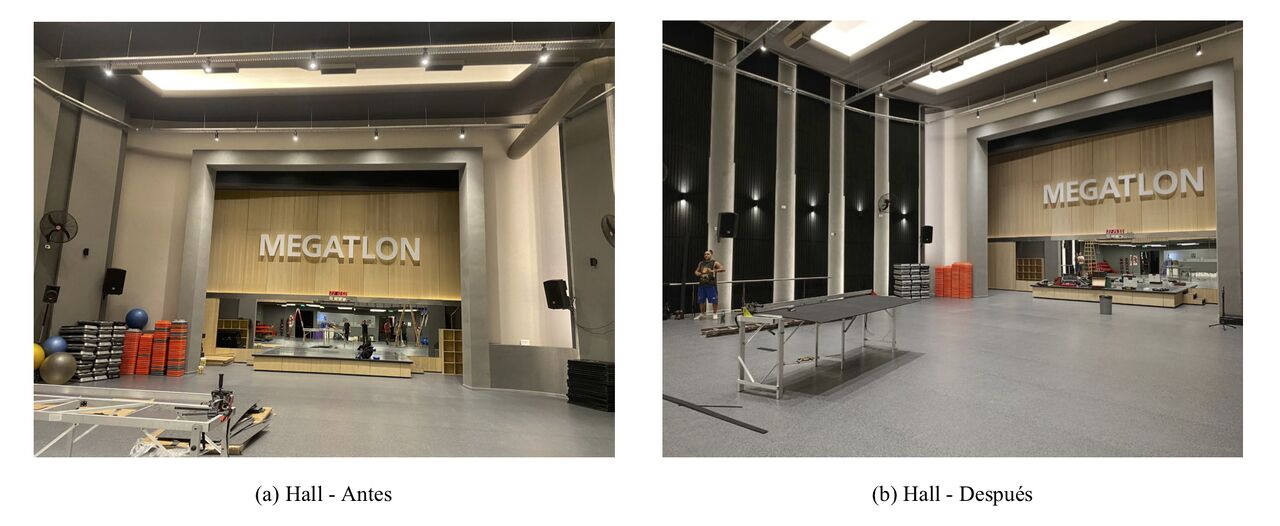 Hall Antes y Después